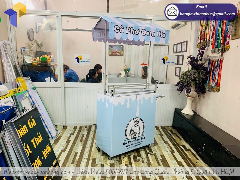 xe bán cà phê di động rẻ