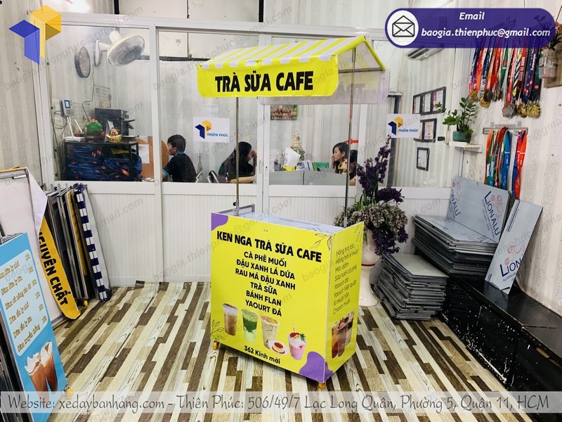 xe bán cà phê di động tphcm