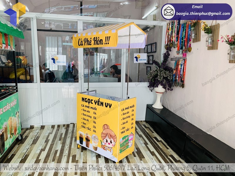 xe bán cà phê di động tphcm