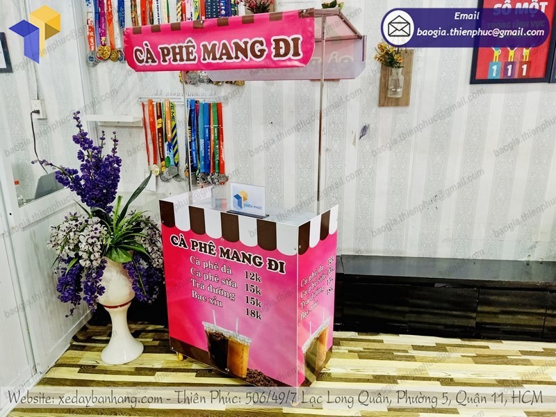 Xe bán cà phê di động