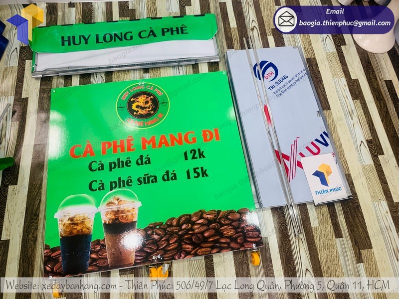 xe bán cà phê mang đi gọn