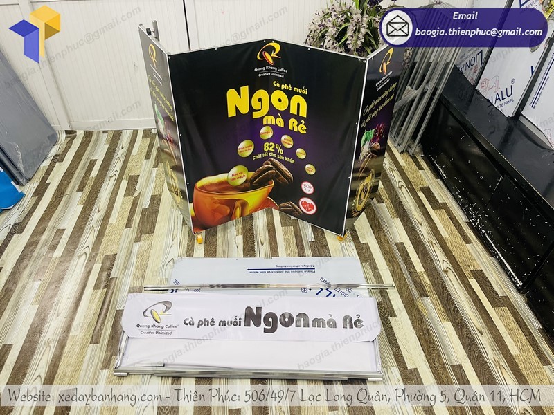 xe bán cà phê mang đi gọn
