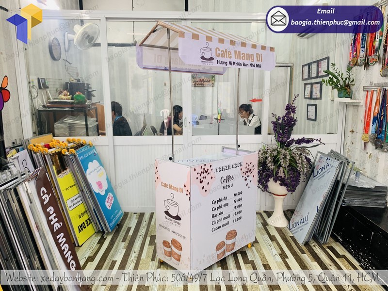 xe bán cà phê mang đi rẻ