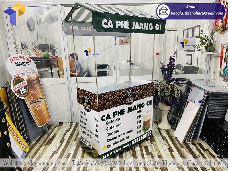 xe bán cà phê mang đi rẻ