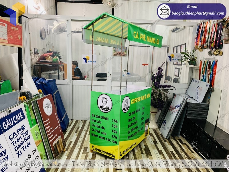 xe bán cà phê mang đi rẻ