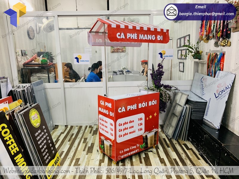 xe bán cà phê mang đi rẻ