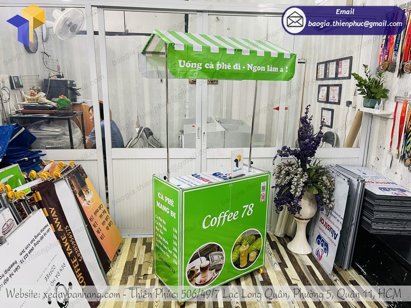 xe bán cà phê mang đi rẻ
