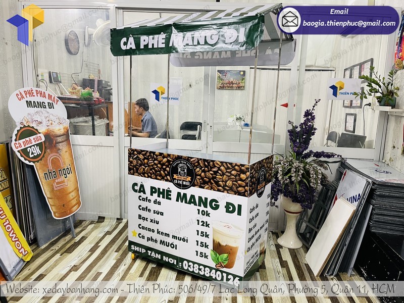 xe bán cà phê mang đi tphcm