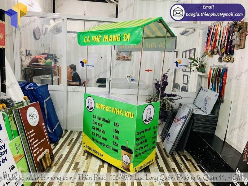 xe bán cà phê mang đi tphcm