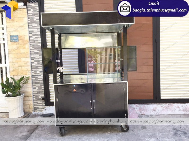 xe đẩy cà phê vì hè