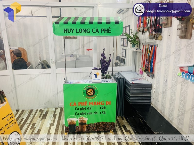 xe bán cà phê mang đi