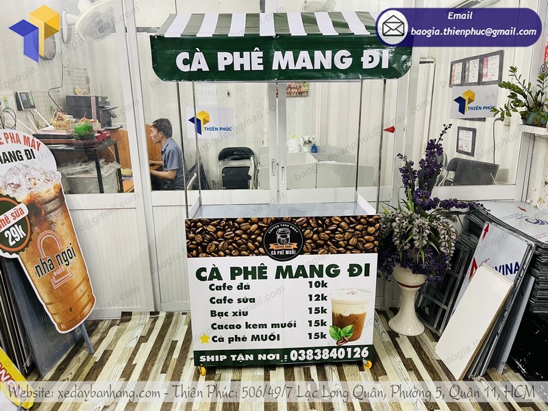 xe bán cà phê mang đi