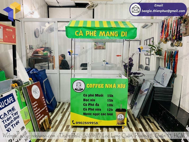 xe bán cà phê mang đi