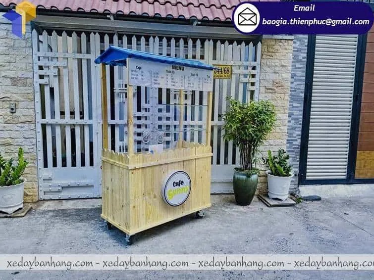 xe bán cà phê sinh tố giá rẻ