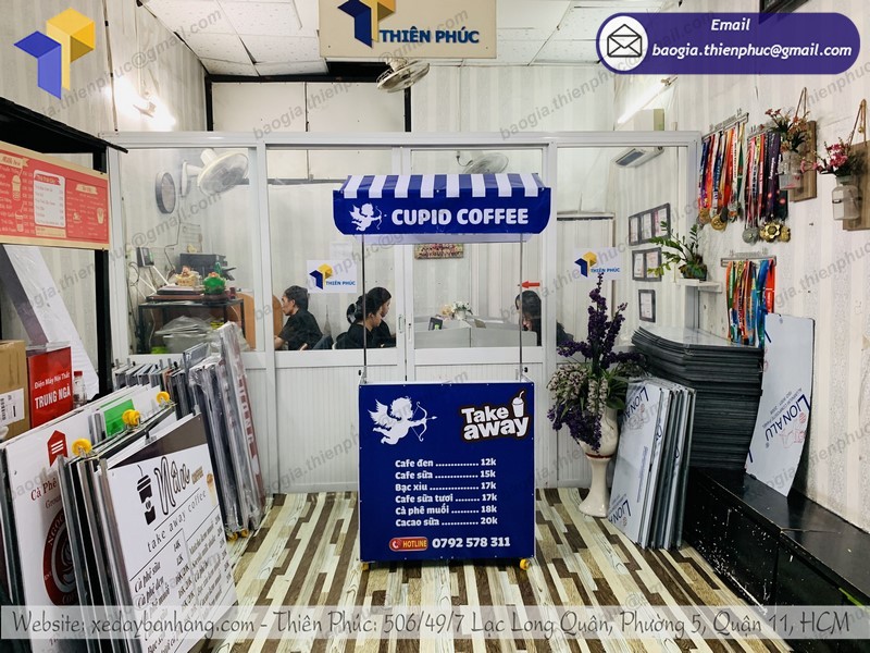 xe cà phê xếp m rẻ