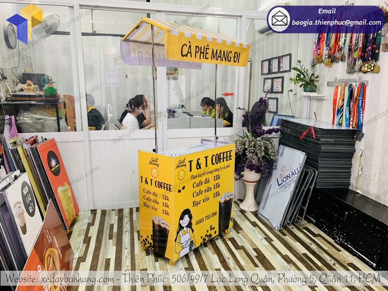xe bán cà phê xếp m rẻ