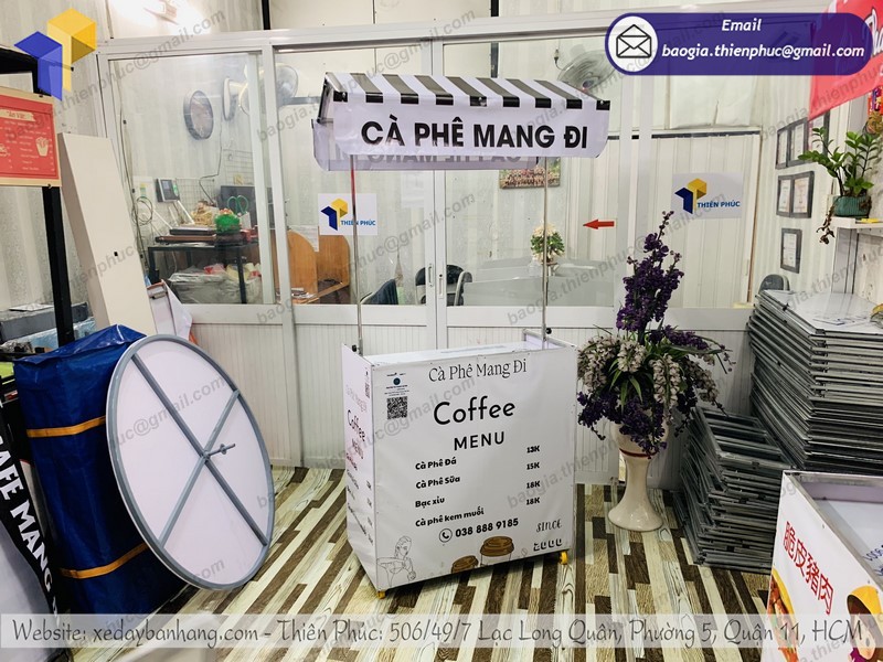 xe bán cà phê xếp m rẻ