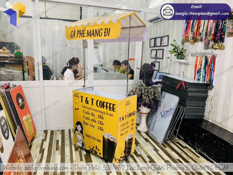 xe bán cà phê xếp m tphcm