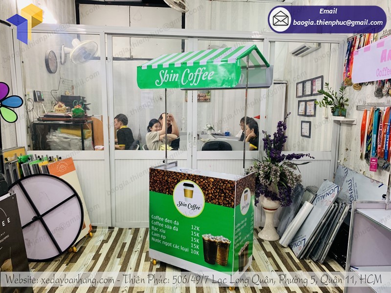 xe bán cà phê xếp m tphcm