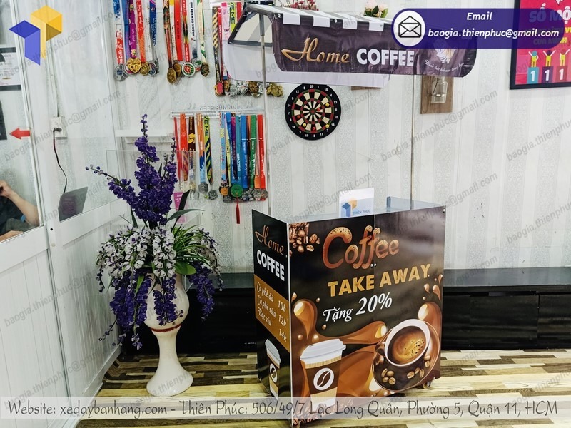 xe bán cafe mini giá rẻ