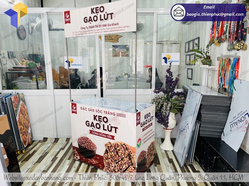 xe bán đồ ăn vặt di động chất lượng