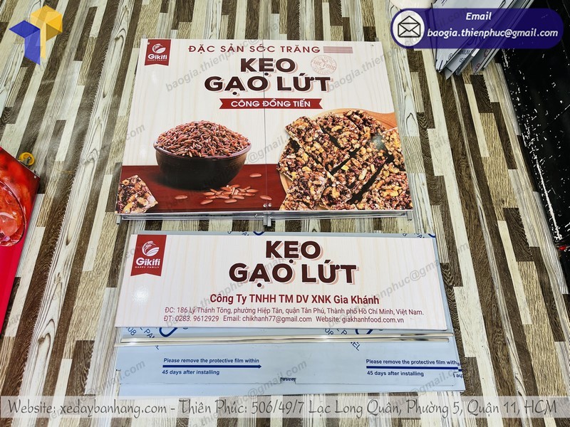 xe bán đồ ăn vặt di động đẹp