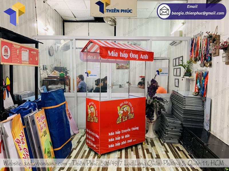 xe bán đồ ăn vặt vỉa hè rẻ