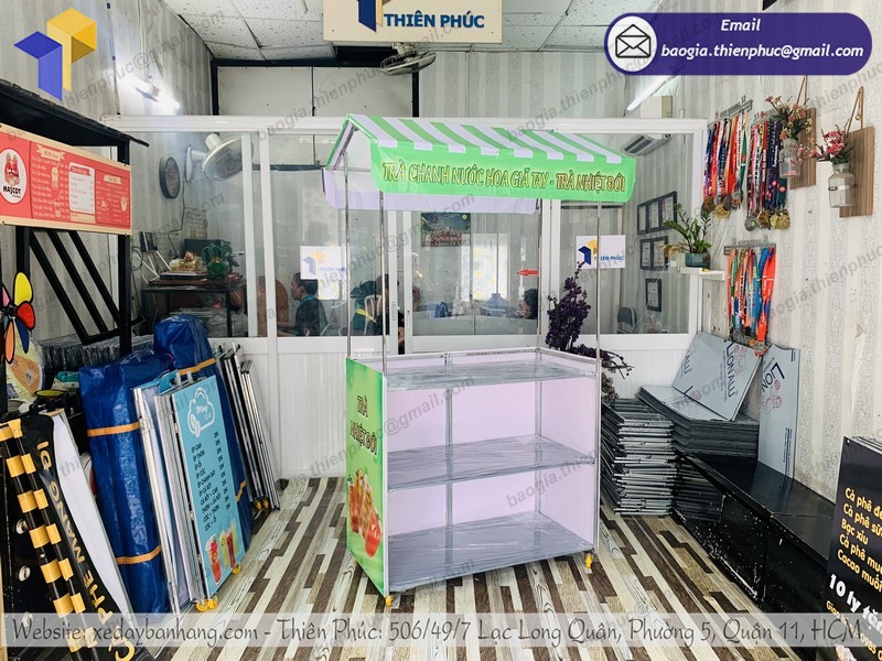 xe bán đồ ăn vặt vỉa hè tốt