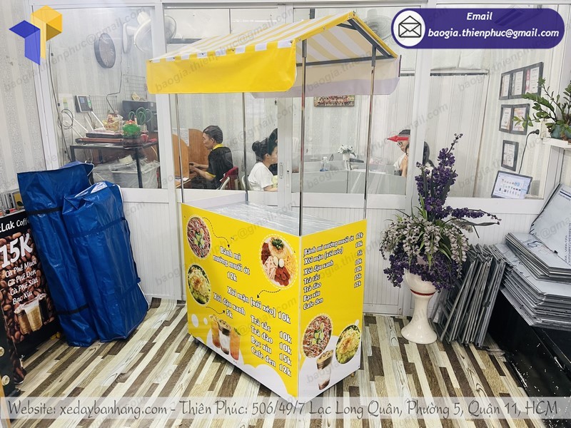 xe bán đồ ăn vặt vỉa hè tphcm