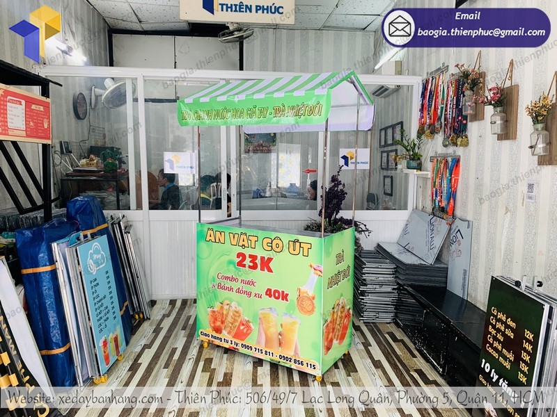xe bán đồ ăn vặt vỉa hè tphcm