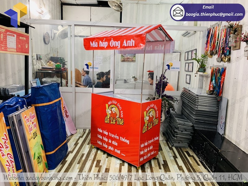 xe bán đồ ăn vặt vỉa hè tphcm