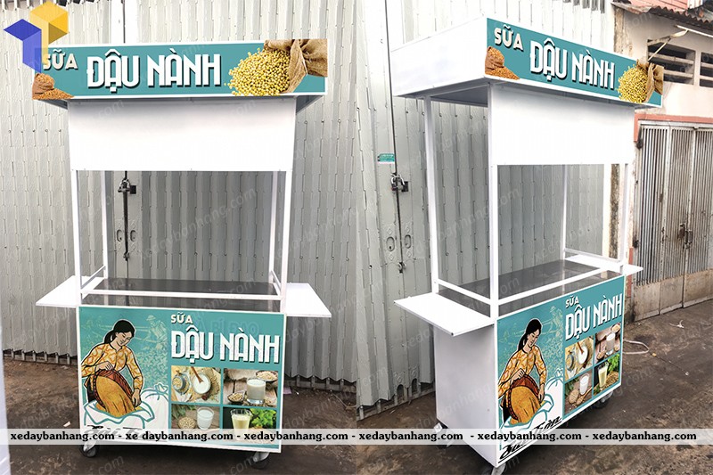 đóng xe bán sữa đậu nành đẹp