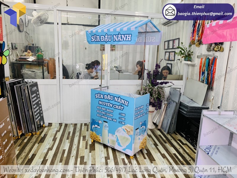 xe bán sữa đậu nành tphcm