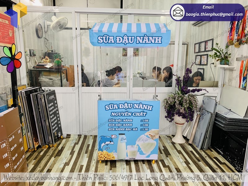 xe bán sữa đậu nành