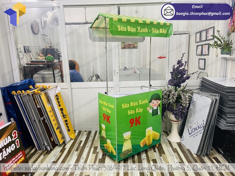 xe bán sữa đậu xanh rẻ
