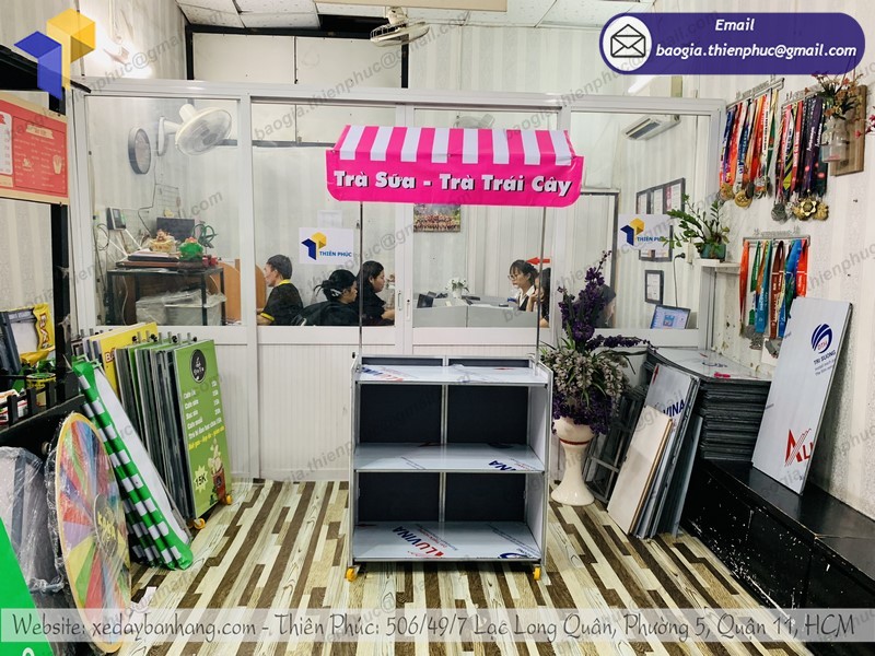 xe bán trà sữa vỉa hè tốt