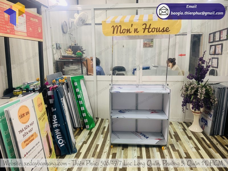 xe bán trà trái cây tốt