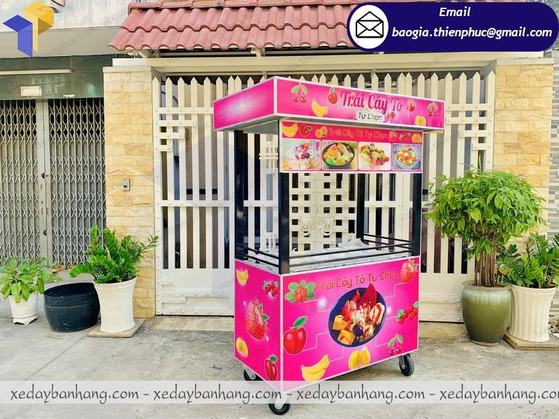 xe bán trái cây tô tự chọn đẹp