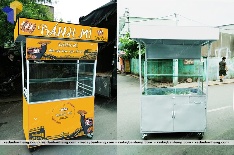 thiết kế xe bánh mì sài gòn