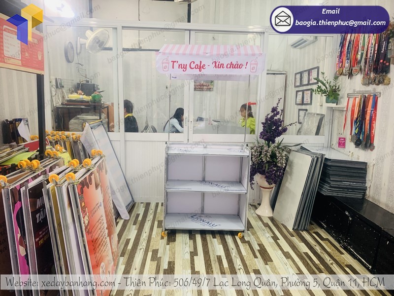 xe bán café gấp gọn tốt