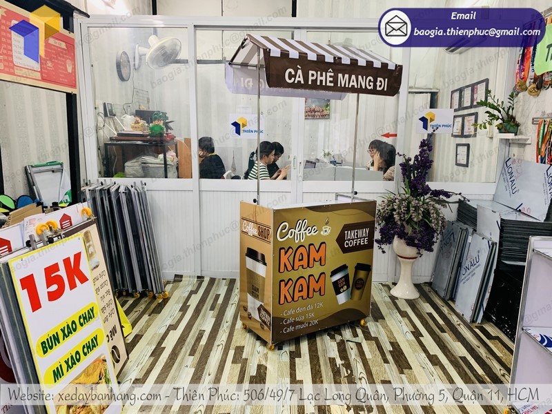 xe café mang đi rẻ