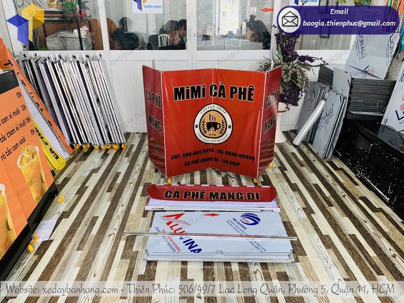xe café take away xếp m gọn