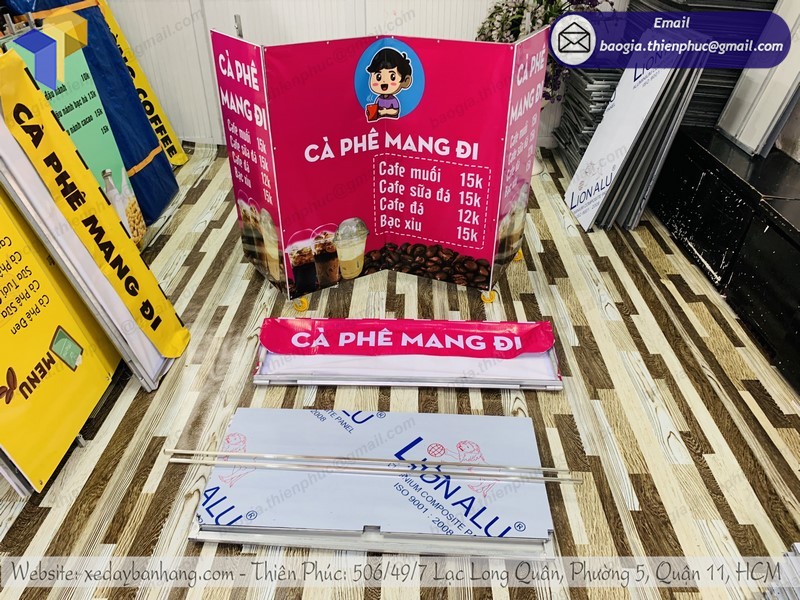 xe café take away xếp m gọn