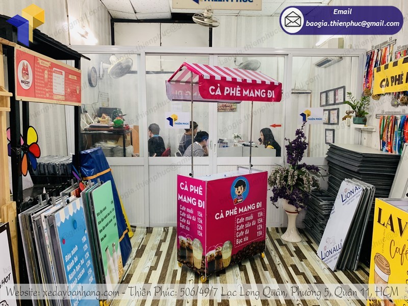 xe café take away xếp m rẻ