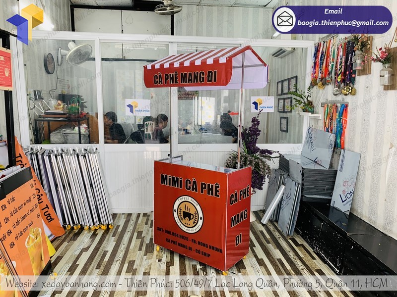 xe café take away xếp m tphcm
