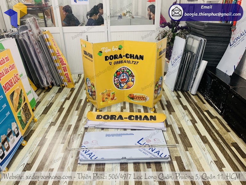 xe café xếp m gọn
