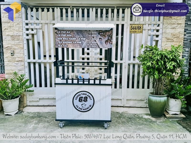 xe cà phê bằng gỗ giá rẻ