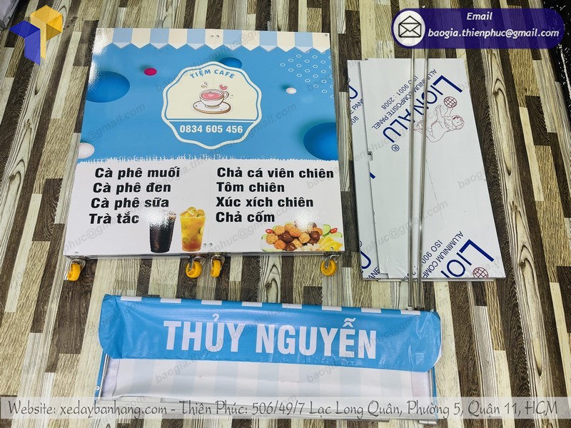 xe cà phê di động gọn