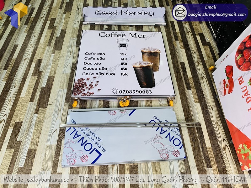 xe cà phê di động gọn