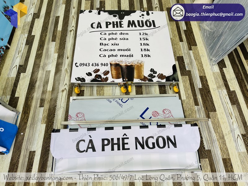 xe cà phê di động gọn